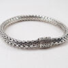 Elegant Foxtail Style Men's Silver Bracelet